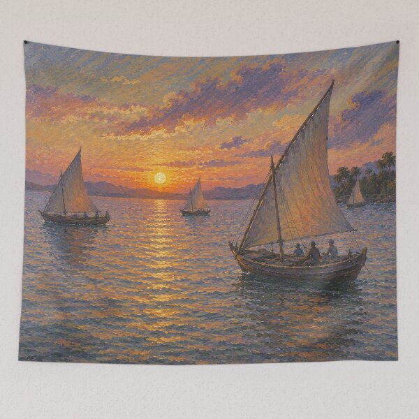 Item preview, Dhow Boats on Lake Victoria designed and sold by Kipepeo2025.