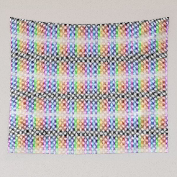 Item preview, Rainbow wave cross stitch design. designed and sold by atika-atk.