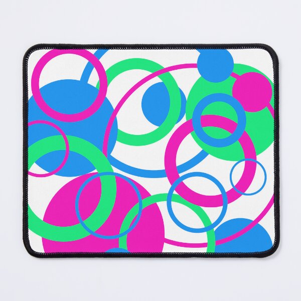 Item preview, Polysexual Pride Circles designed and sold by Dragon_Panda.