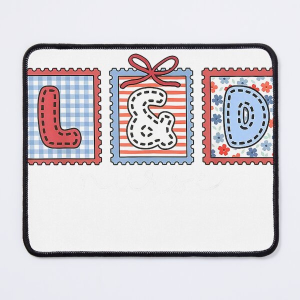 Item preview, Labor and Delivery Nurse Patriotic Nursing Stamp 4th of July T-Shirt designed and sold by Voila-creative.