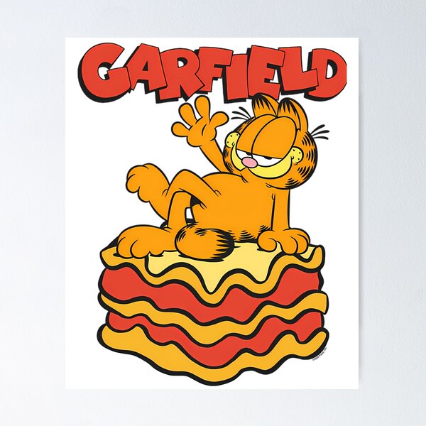Item preview, Orange Tabby Waving On Lasagna designed and sold by gangadara.