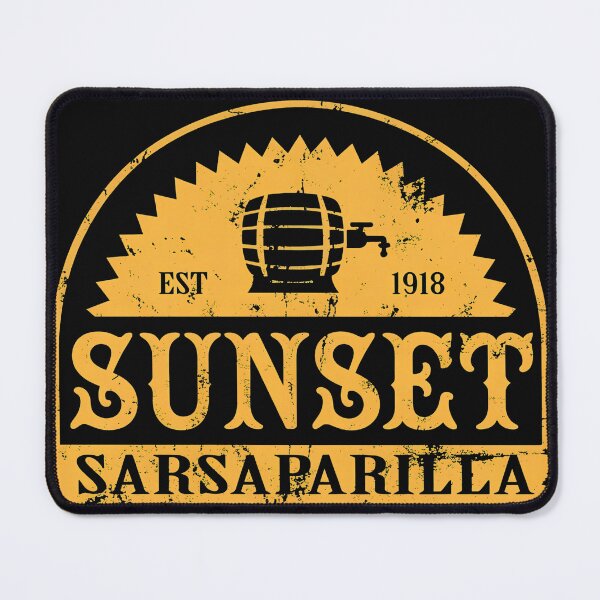 Item preview, Sunset Sarsaparilla  Barrel Retro Badge designed and sold by Shirdeutch.