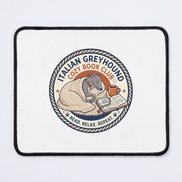 Item preview, Italian Greyhound Cozy Book Club Blanket Novel designed and sold by PictoVibe.