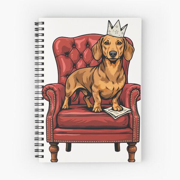 Item preview, Funny Royal Dachshund King Vintage Dog Lover Gift designed and sold by Paw-Soul.