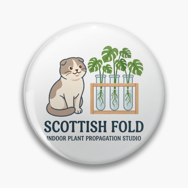 Item preview, Scottish Fold Indoor Plant Propagation Monstera Cutting designed and sold by PictoVibe.