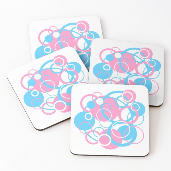 Item preview, Transgender Pride Circles designed and sold by Dragon_Panda.