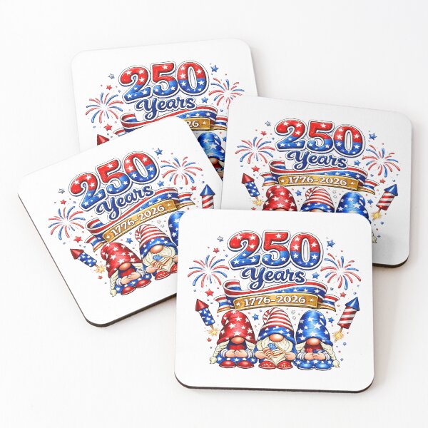 Item preview, Gnome 250 Years 1776 2026 250th Birthday 4th of July designed and sold by QuiteOrbit.
