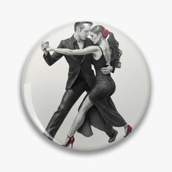 Item preview, Sensual Argentine Tango Dance - Romantic Pencil Sketch Art designed and sold by jo-e-basta.