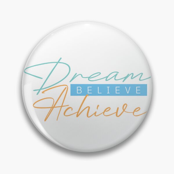 Item preview, Dream Believe Achieve designed and sold by Verse & Vibes.