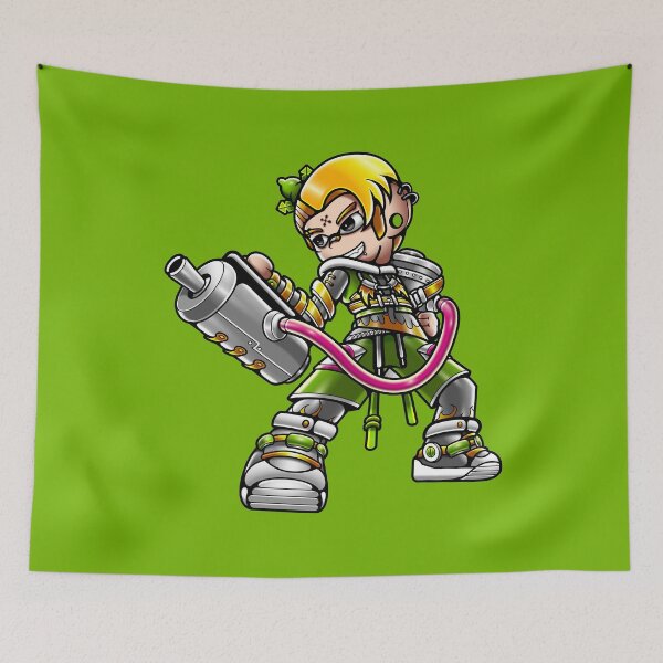 Item preview, Dynamic Eco Recycling Warrior Cartoon Character designed and sold by Lexkon Liu's art.