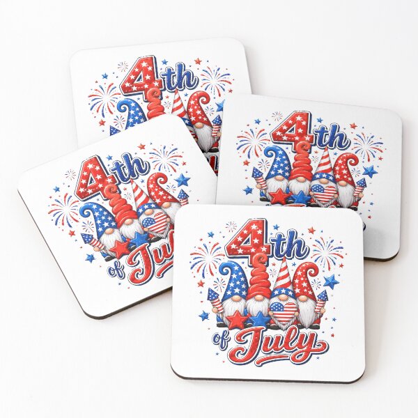 Item preview, Gnomes 4th of July America Flag Fireworks designed and sold by QuiteOrbit.