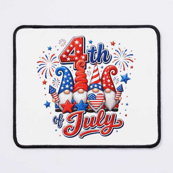 Item preview, Gnomes 4th of July America Flag Fireworks designed and sold by QuiteOrbit.