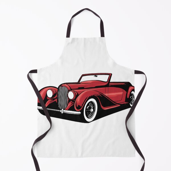 Item preview, Vintage Red Classic Convertible Car T-Shirt | Retro Antique Roadster Graphic Tee designed and sold by phsycartwork.