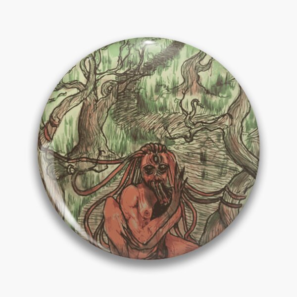 Item preview, Creepy Forest Ghoul Dark Art designed and sold by MysticGothics.