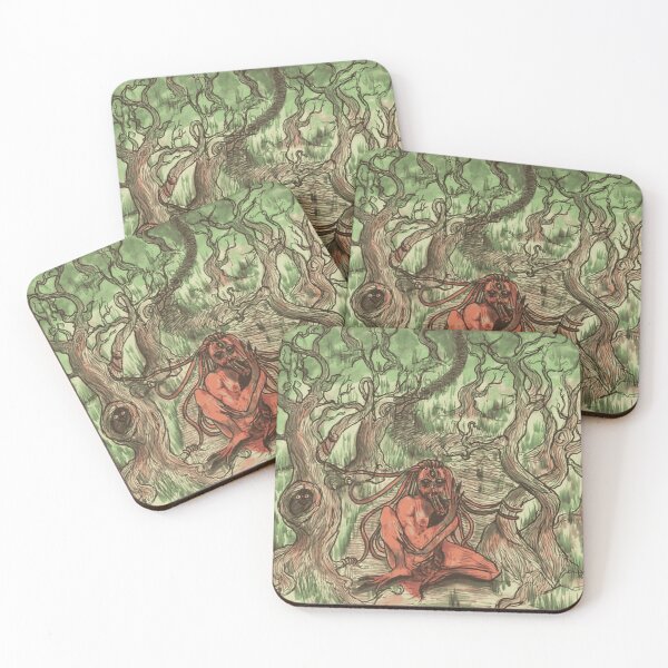 Item preview, Creepy Forest Ghoul Dark Art designed and sold by MysticGothics.