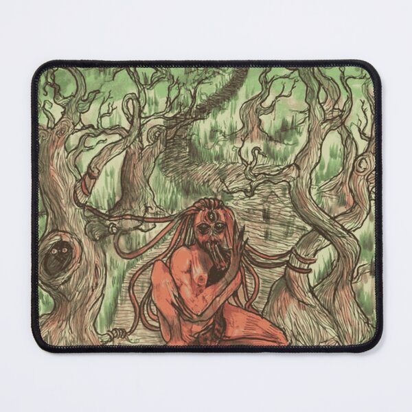 Item preview, Creepy Forest Ghoul Dark Art designed and sold by MysticGothics.