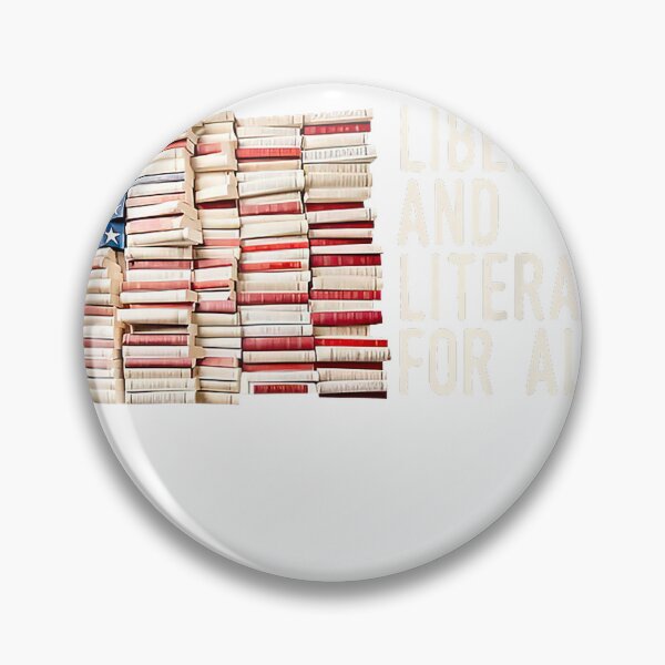 Item preview, Liberty And Literature For All Reading USA Book Lover T-Shirt designed and sold by DArtfulStudio.