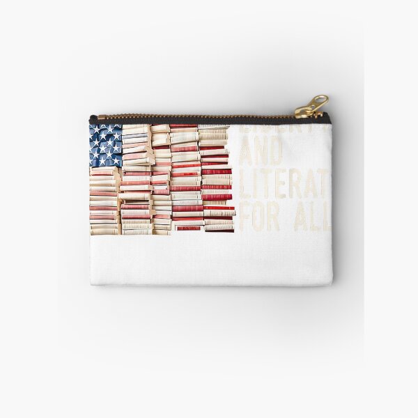 Item preview, Liberty And Literature For All Reading USA Book Lover T-Shirt designed and sold by DArtfulStudio.