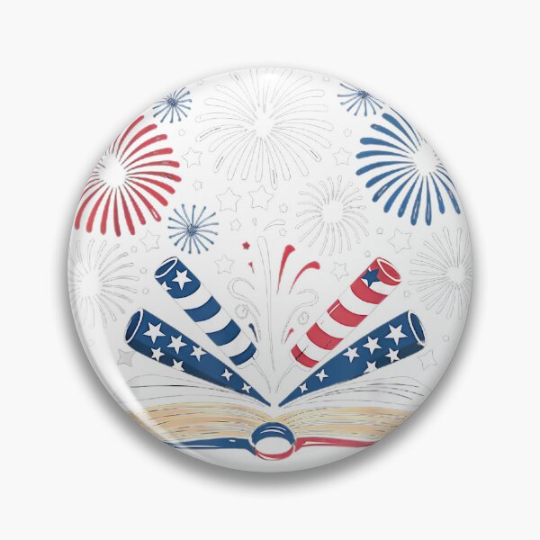 Item preview, Librarian 4th July Book lover bookworm patriotic books T-Shirt designed and sold by DArtfulStudio.