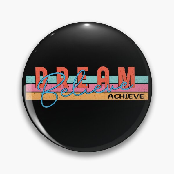 Item preview, Dream Believe Achieve – Motivational Quote designed and sold by Verse & Vibes.