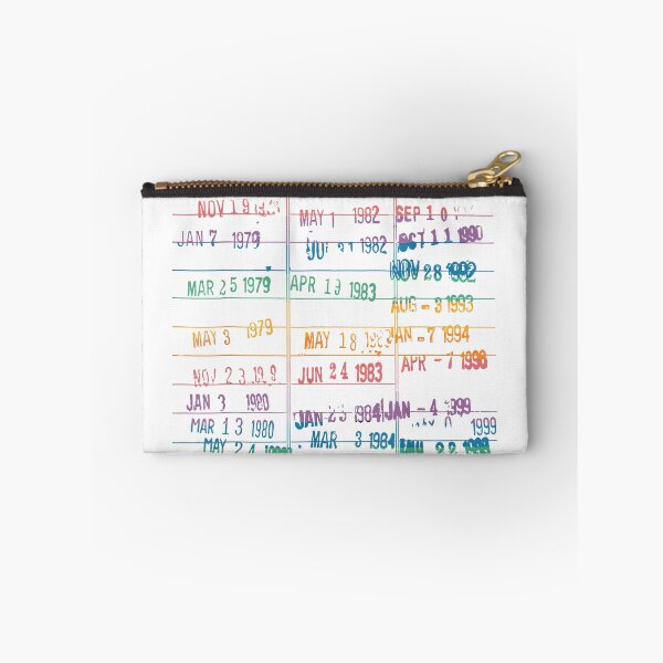 Item preview, Library Card Vintage Book Due Date Bookish Rainbow Reading T-Shirt designed and sold by Othinus.