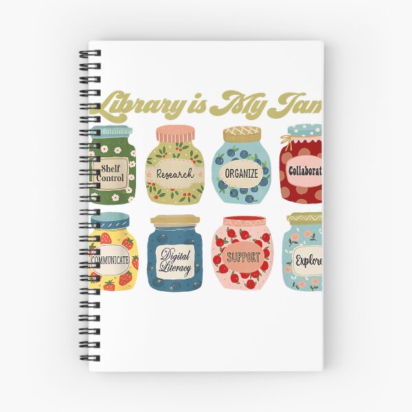 Item preview, Library is My Jam Librarian Appreciation Reading Teacher T-Shirt designed and sold by SavsMerch.