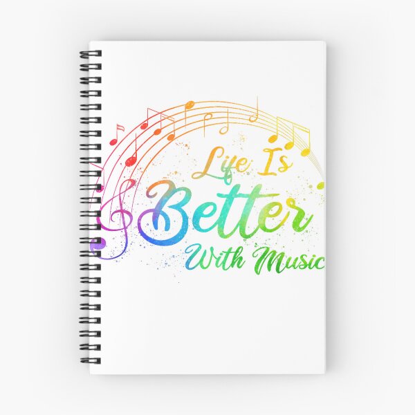 Item preview, Life is Better with Music Notes Teen Girl Women Musician T-Shirt designed and sold by KTY-NUSS.