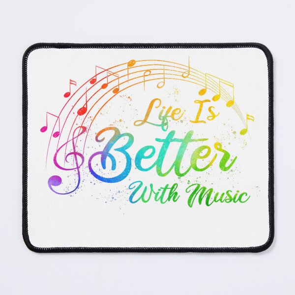 Item preview, Life is Better with Music Notes Teen Girl Women Musician T-Shirt designed and sold by KTY-NUSS.