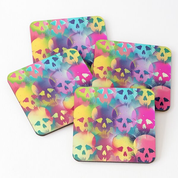 Item preview, Colorful Skulls....you think of a better name. designed and sold by BORN-LOSER-CULT.