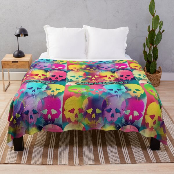Item preview, Colorful Skulls....you think of a better name. designed and sold by BORN-LOSER-CULT.