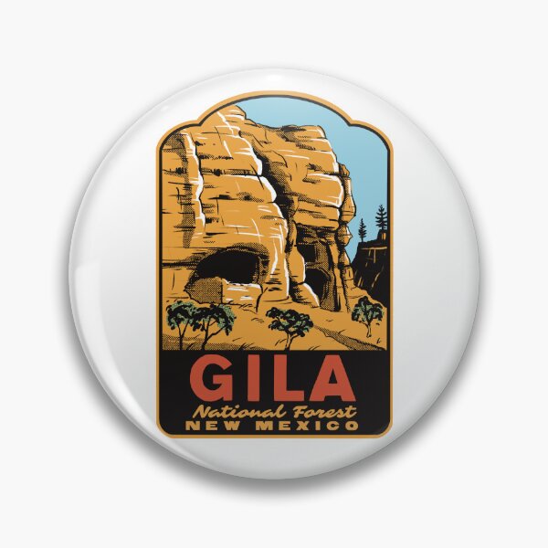 Item preview, Gila National Forest New Mexico Retro  designed and sold by HalpinDesign.