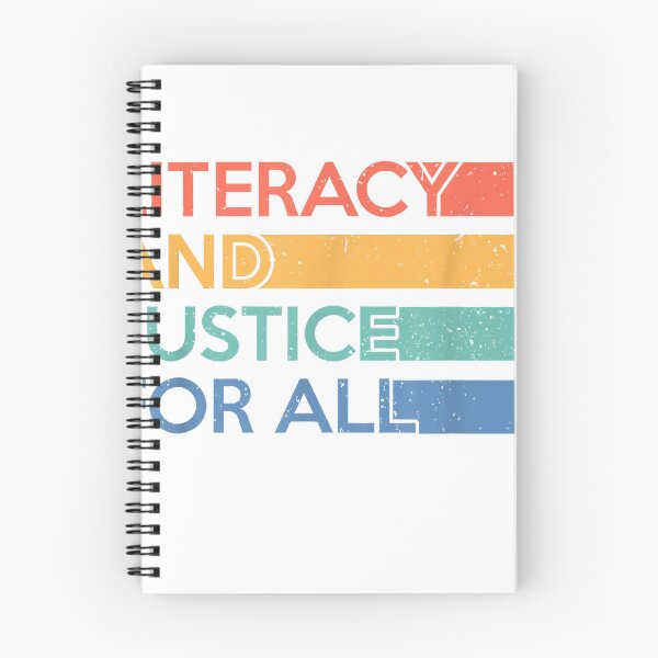 Item preview, Literacy and Justice for All Reading Book Club Librarian T-Shirt designed and sold by JJLetterDesigns.