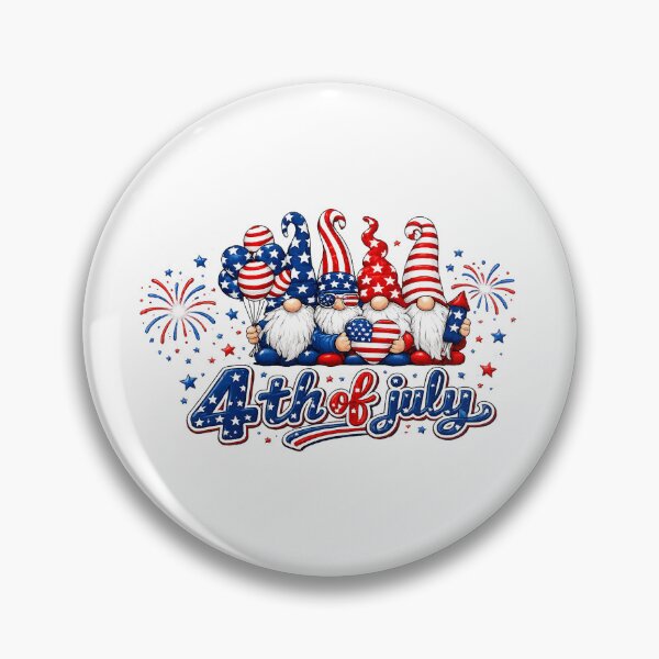 Item preview, America Flag Patriotic Gnomes Fireworks designed and sold by QuiteOrbit.