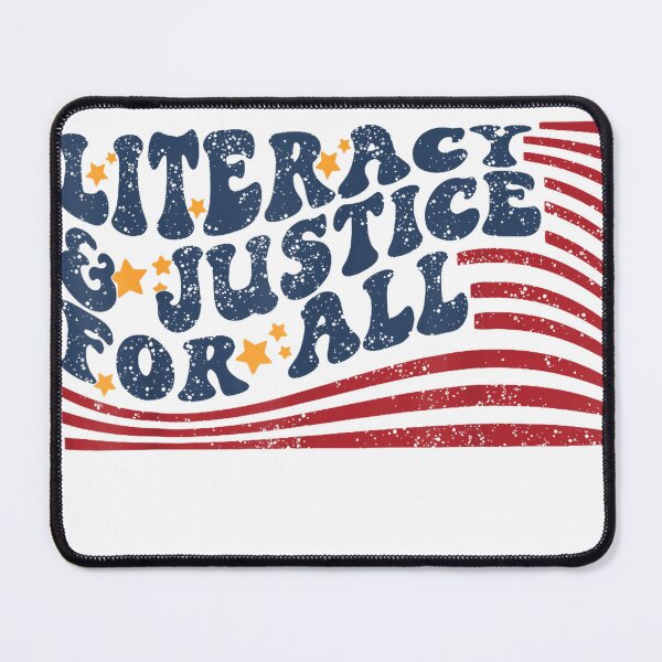 Item preview, Literacy and Justice for All T-Shirt designed and sold by Voila-creative.
