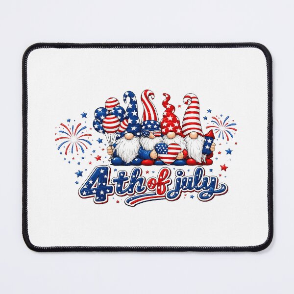 Item preview, America Flag Patriotic Gnomes Fireworks designed and sold by QuiteOrbit.