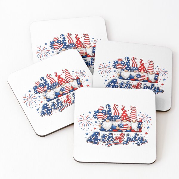 Item preview, America Flag Patriotic Gnomes Fireworks designed and sold by QuiteOrbit.