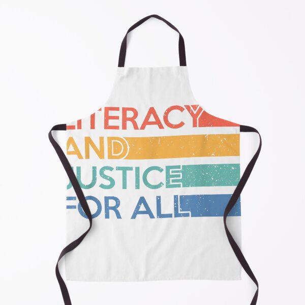 Item preview, Literacy and Justice for All Reading Book Club Librarian T-Shirt designed and sold by JJLetterDesigns.
