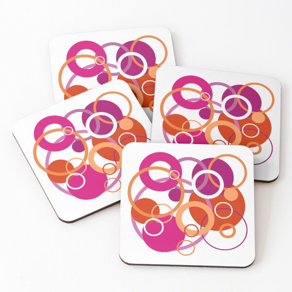 Item preview, Lesbian Pride Circles designed and sold by Dragon_Panda.