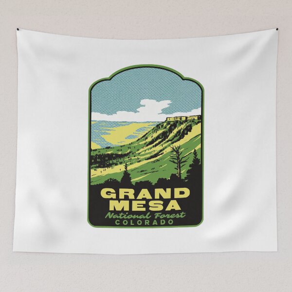 Item preview, Grand Mesa National Forest Colorado Retro  designed and sold by HalpinDesign.