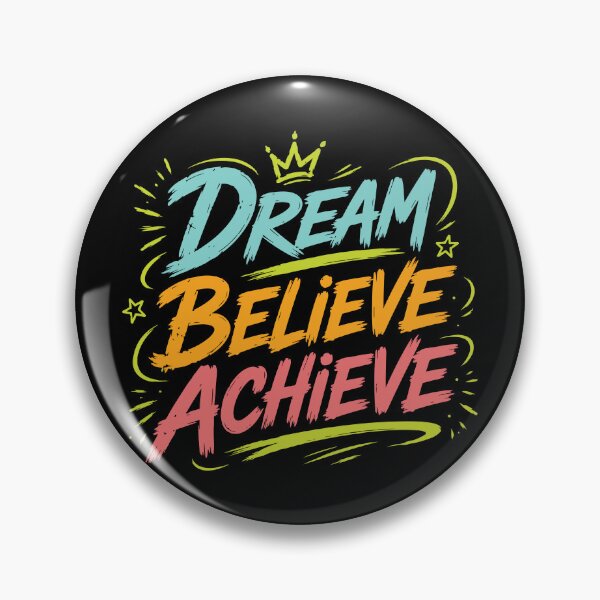 Item preview, Dream Believe Achieve designed and sold by Verse & Vibes.