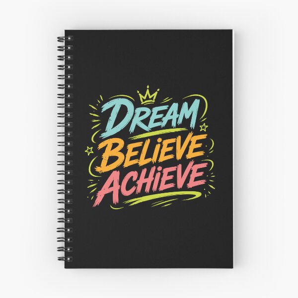 Item preview, Dream Believe Achieve designed and sold by Verse & Vibes.
