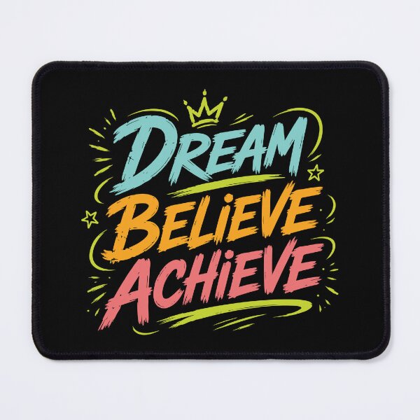 Item preview, Dream Believe Achieve designed and sold by Verse & Vibes.