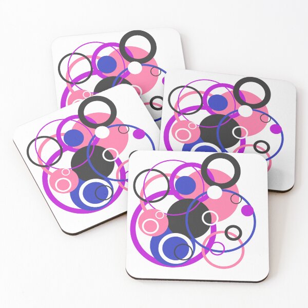 Item preview, Genderfluid Pride Circles designed and sold by Dragon_Panda.