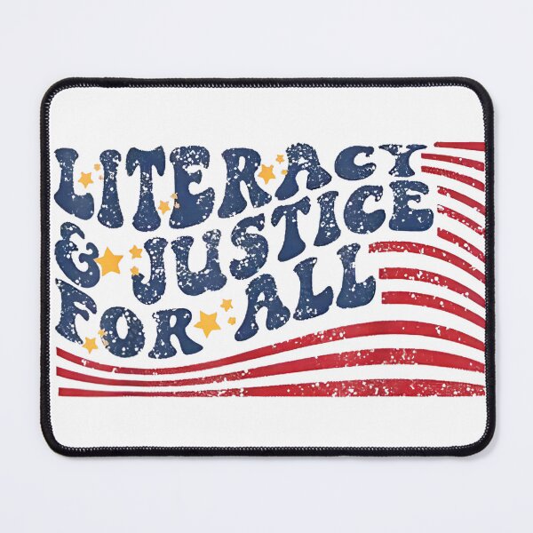 Item preview, Literacy Justice For All Teacher T-Shirt designed and sold by SavsMerch.