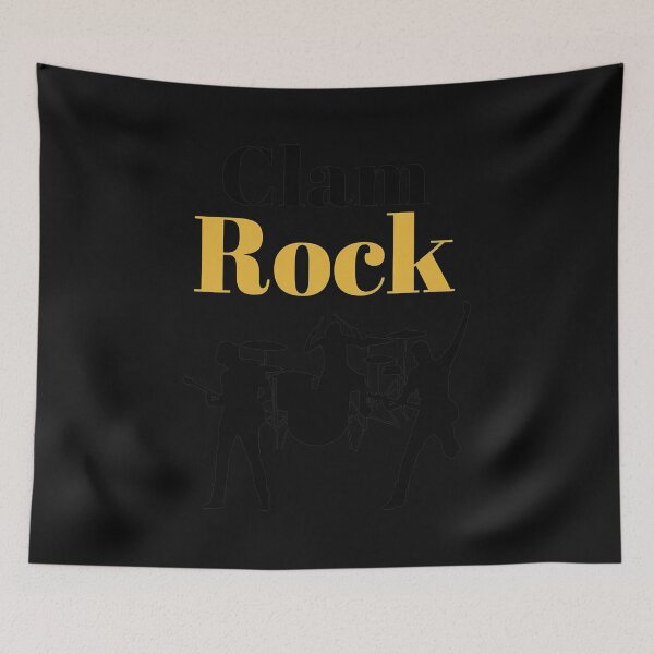 Item preview, Funny Clam Rock Music Pun  designed and sold by Thefulavocado.