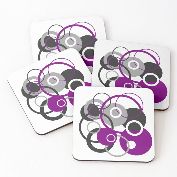 Item preview, Asexual Pride Circles designed and sold by Dragon_Panda.