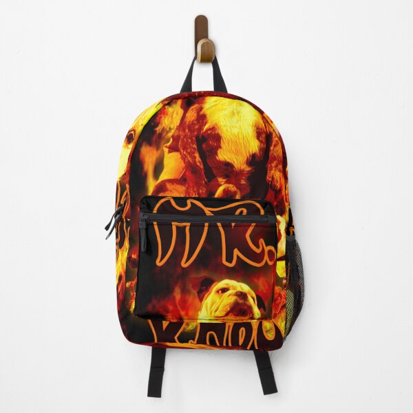 Item preview, Bulldog In Fire Illustration designed and sold by zatosart.