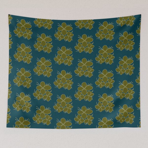 Item preview, Minimalist Olive Green Botanical Floral Pattern Aesthetic designed and sold by Jyoti-Quotes.