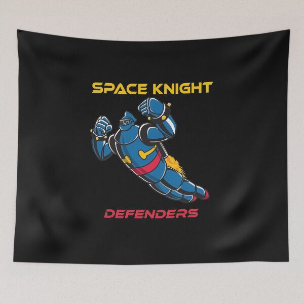 Item preview, Bold Blue Flying Robot Action designed and sold by mitteeberlin.
