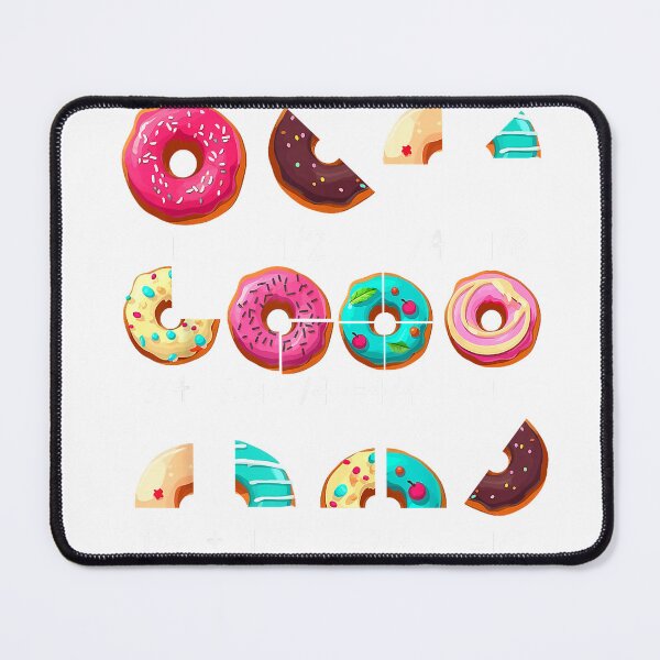 Item preview, Math Donut Fraction Back to School Teacher Gifts Tee T-Shirt designed and sold by DArtfulStudio.